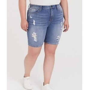 Torrid Sky High Skinny Bermuda Shorts